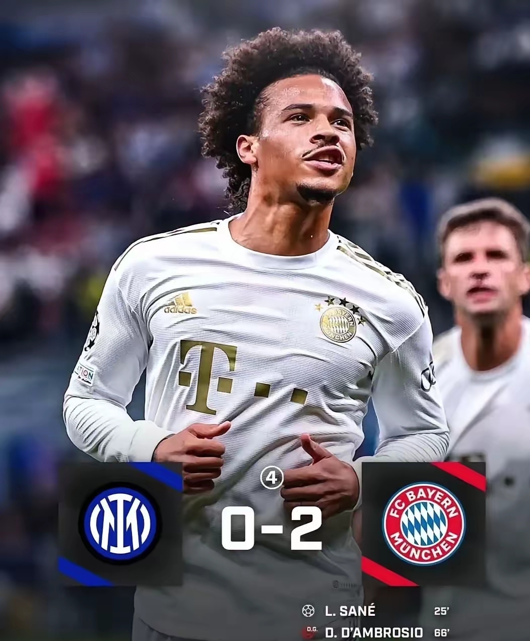 包含AC米兰强势拜仁，穆勒爆发神勇的词条