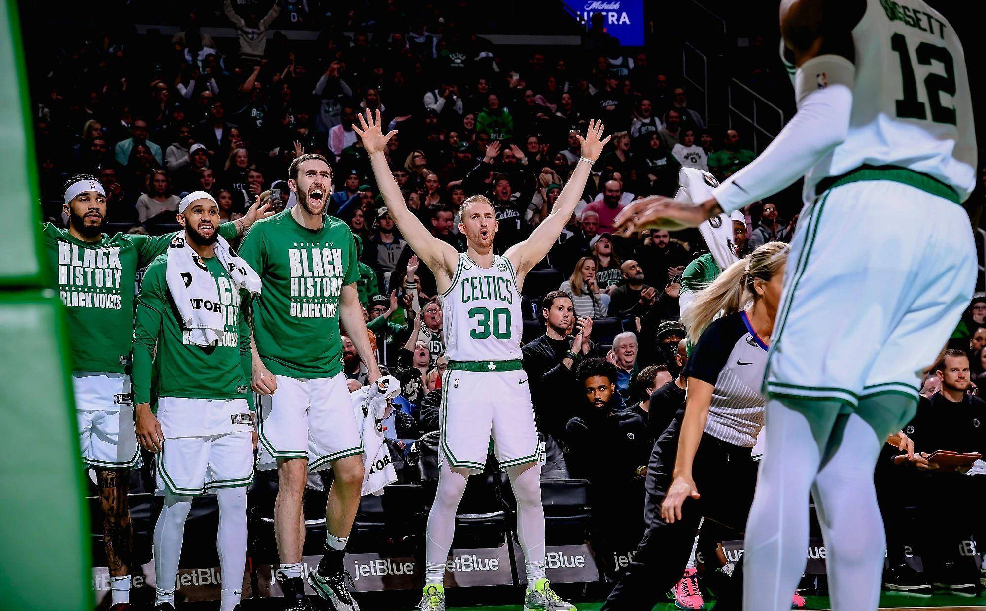 凯尔特人轻取骑士，全队火力全开